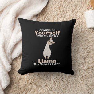Cojín Decorativo Ser siempre un amante de los animales de una llama
