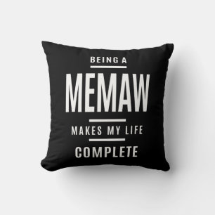 Cojín Decorativo Ser un memaw completa mi vida