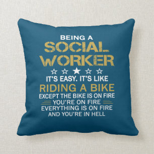 Cojín Decorativo Ser un trabajador social