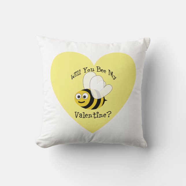 Cojín Decorativo ¿Serás Mi Valentín? (Anverso)