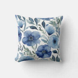 Cojín Decorativo Serene Blue Floral