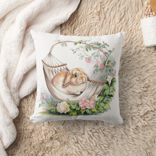 Cojín Decorativo Serene Bunny Retreat (Manta)