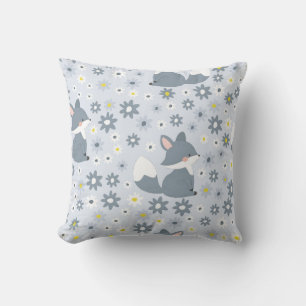 Cojín Decorativo Serene Fox y Daisies