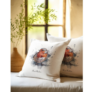 Cojín Decorativo Serene Robin, personalizado