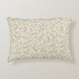 Cojín Decorativo Serene Sage Green | Susurro de hoja suave Minimali