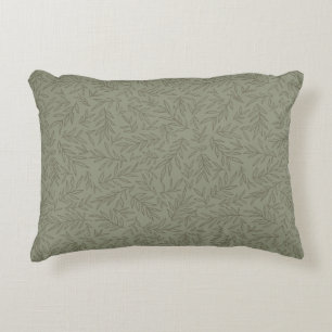 Cojín Decorativo Serene Sage Green Tone-on-Tone en la calma de lo