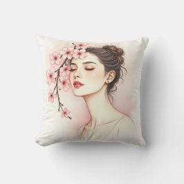 Cojín Decorativo Serenidad en Flor - Floral Femenino