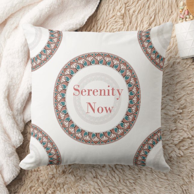 Cojín Decorativo Serenity Now Soft Mandala (Manta)