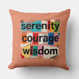 Cojín Decorativo Serenity Prayer - Throw Pillow