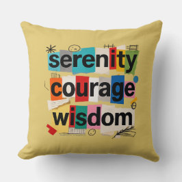Cojín Decorativo Serenity Prayer - Throw Pillow