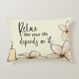 Cojín Decorativo Serenity Spa Personalizado Pillow