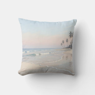 Cojín Decorativo Sereno paraíso de playa tropical