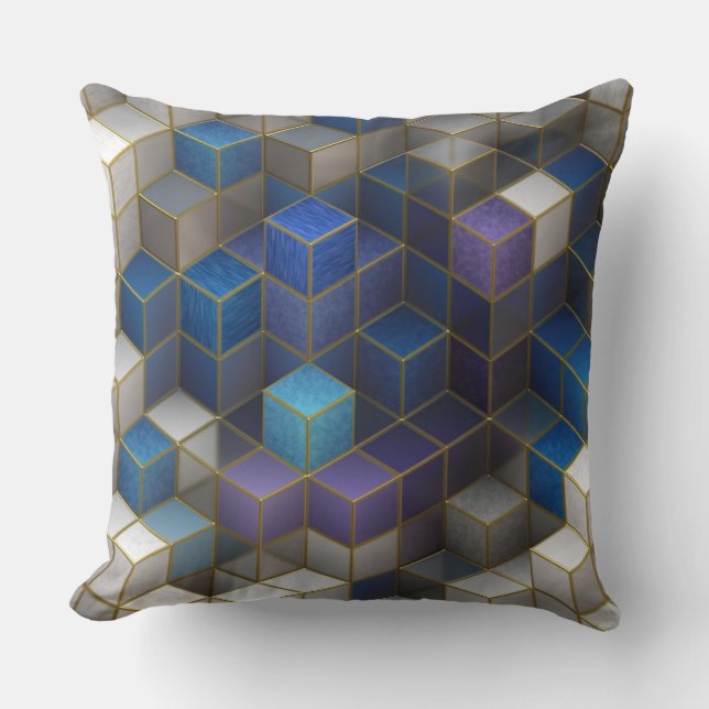 Cojín Decorativo Serie abstracta 12. (Anverso)