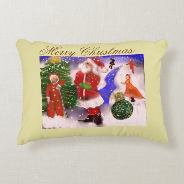 Cojín Decorativo serie de Feliz Navidad (Anverso)