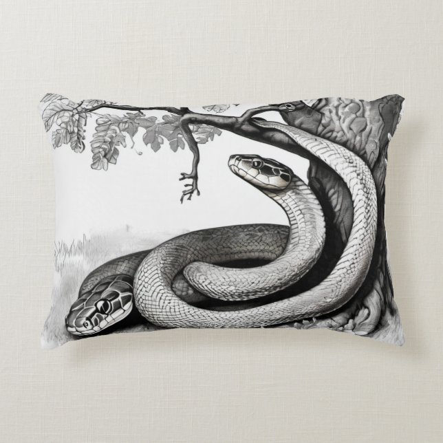 Cojín Decorativo Serpiente (Anverso)