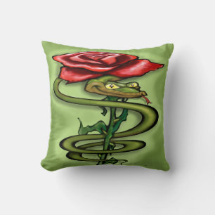 Cojín Decorativo Serpiente n Rosa