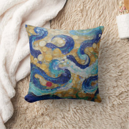 Cojín Decorativo Serpientes de agua de Klimt