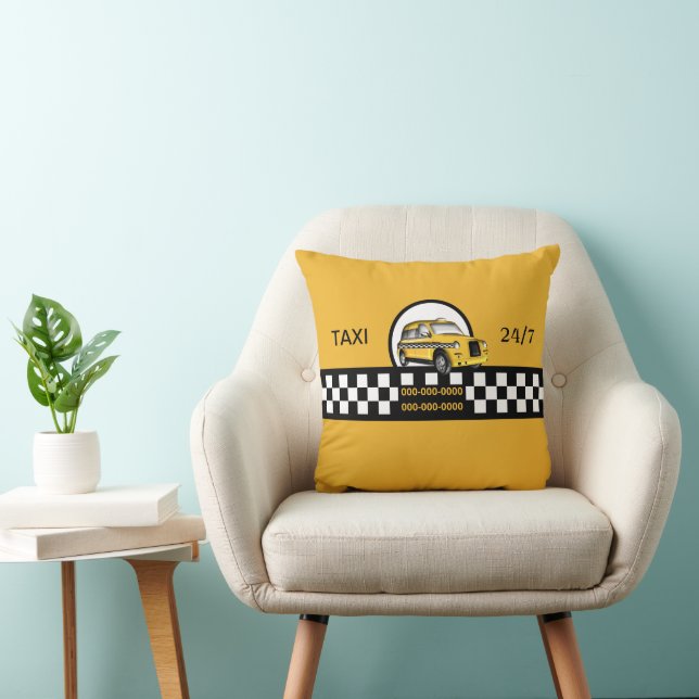 Cojín Decorativo Servicio de taxi (Silla)