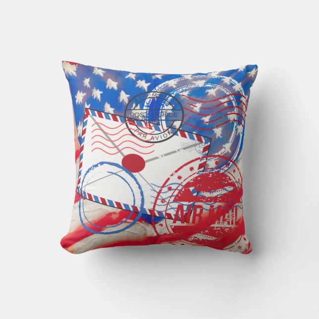 Cojín Decorativo Servicio postal (Anverso)