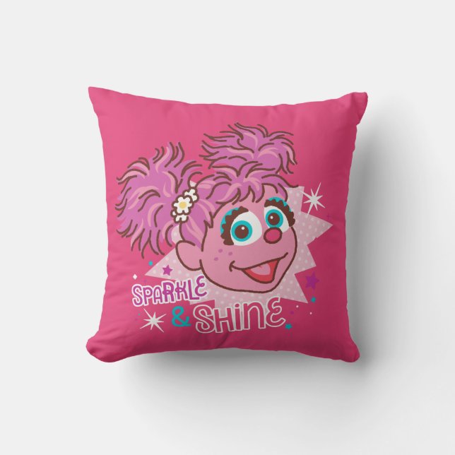 Cojín Decorativo Sesame Street | Abby Cadabby - Brillo y resplandor (Anverso)