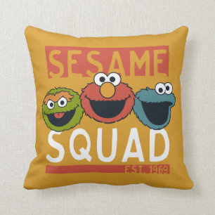 Cojín Decorativo Sesame Street - Equipo Sésamo
