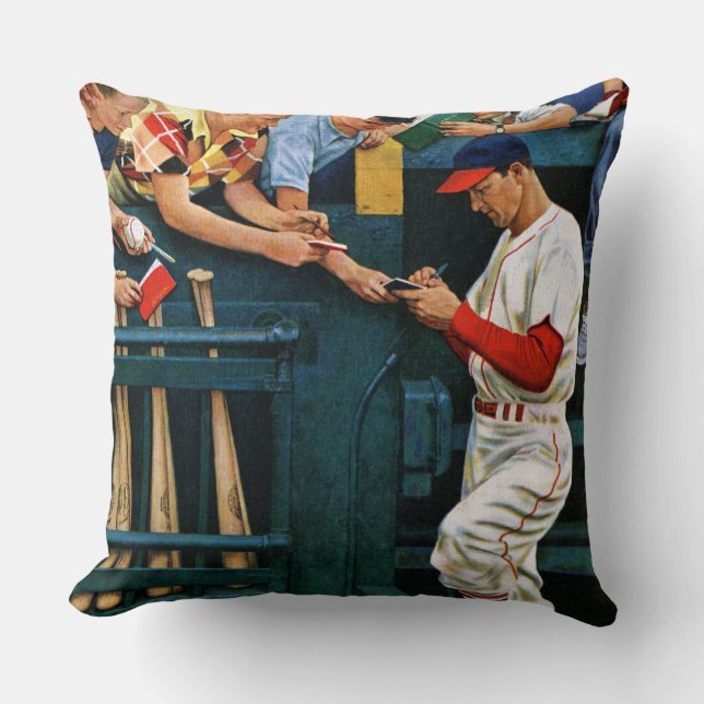 Cojín Decorativo Sesión de Autografo (Anverso)