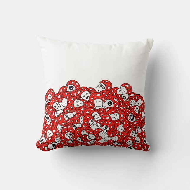 Cojín Decorativo Setas locas (Anverso)