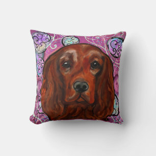 Cojín Decorativo Setter rojo irlandés  
