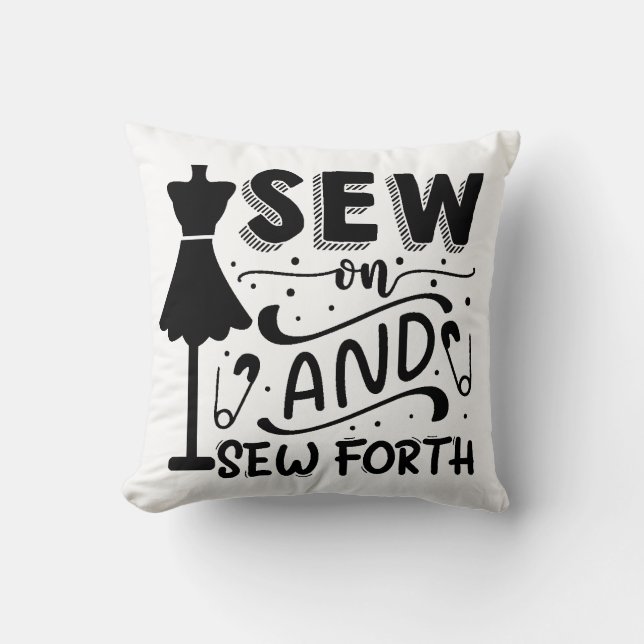 Cojín Decorativo Sew and Sew Forth (Anverso)