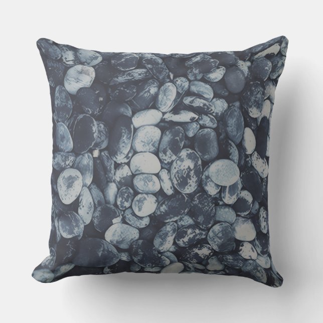 Cojín Decorativo Shadow Pebble Dreams Throw Pillow (Anverso)