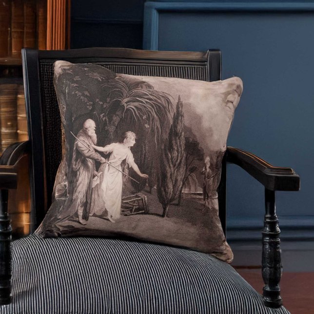Cojín Decorativo Shakespeare La tempestad miranda se enamora (Subido por el creador)