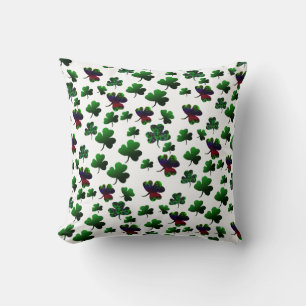 Cojín Decorativo Shamrock arcoiris radiante