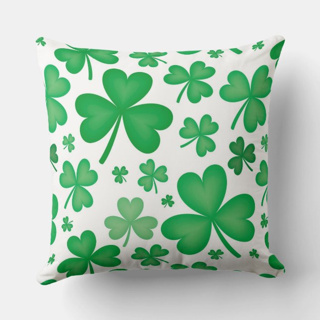 Cojín decorativo Shamrock de Irlanda (Reverso )