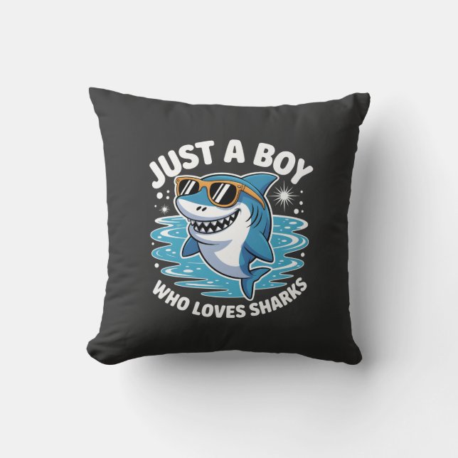 Cojín Decorativo Shark Funny Quote  (Anverso)