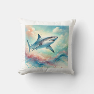 Cojín Decorativo Shark in watercolor 180924AREF114 - Watercolor