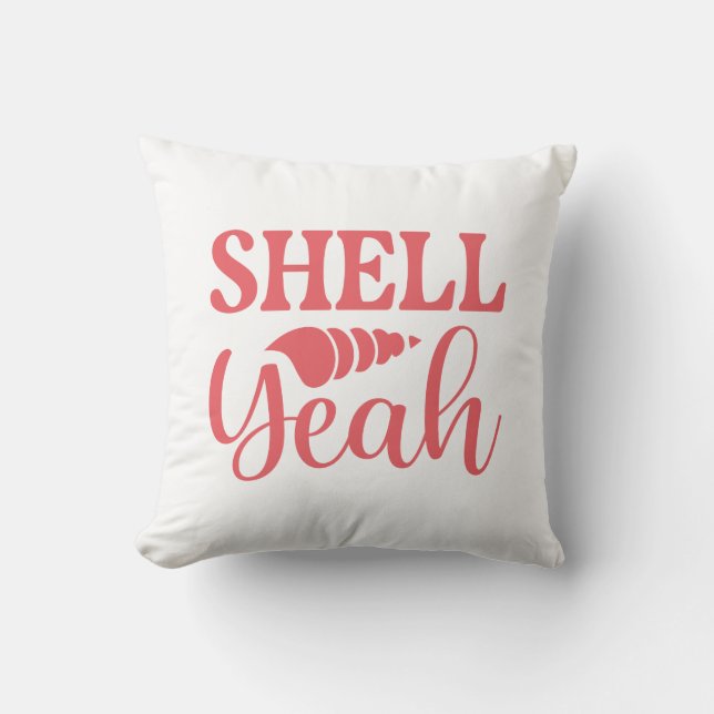 Cojín Decorativo Shell Yeah (Anverso)