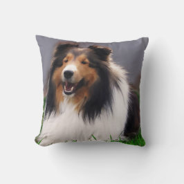 Cojín Decorativo Shetland Sheepdog Art