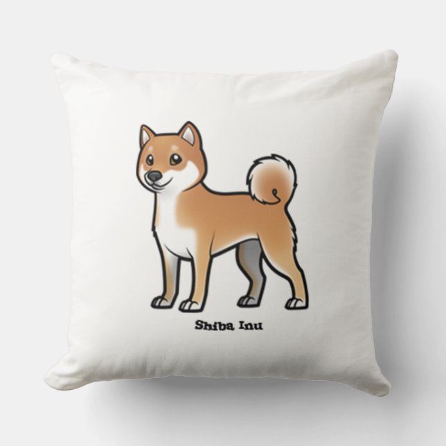 Cojín Decorativo shiba inu (Anverso)
