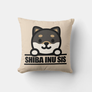 Cojín Decorativo SHIBA INU HERMANA - Diseño de hermana linda de Shi