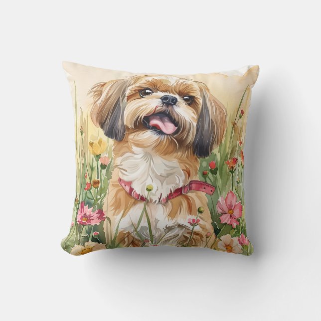 Cojín decorativo Shih Tzu (Anverso)