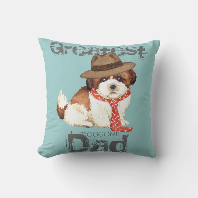Cojín Decorativo Shih Tzu Dad (Anverso)