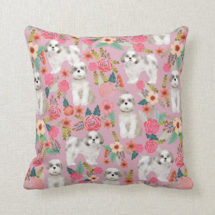 Cojín Decorativo shih tzu florines decoración de perrito adorable