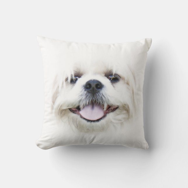 Cojín Decorativo Shih Tzu hace frente (Anverso)