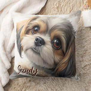 Cojín decorativo Shih Tzu Lover personalizado
