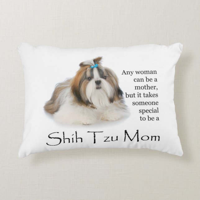 Cojín Decorativo Shih Tzu Mom Pillow (Anverso)
