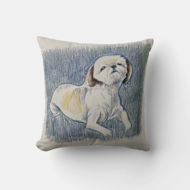 Cojín Decorativo Shih Tzu Pillow (Anverso)
