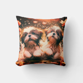 Cojín Decorativo "Shih Tzu Pond Play"