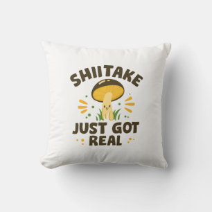 Cojín Decorativo Shiitake acaba de ser real