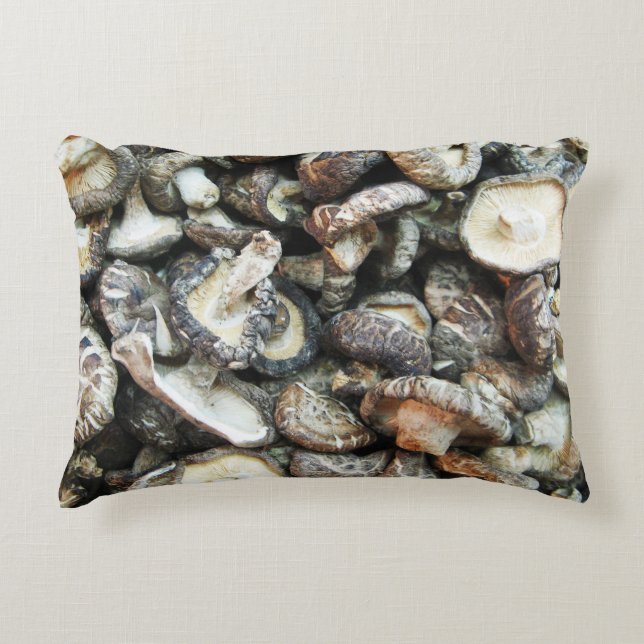 Cojín Decorativo Shiitake Mushrooms (Anverso)