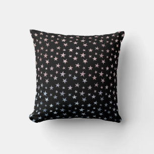 Cojín Decorativo Shimmer Dreams Stars Pink, Blue, Black